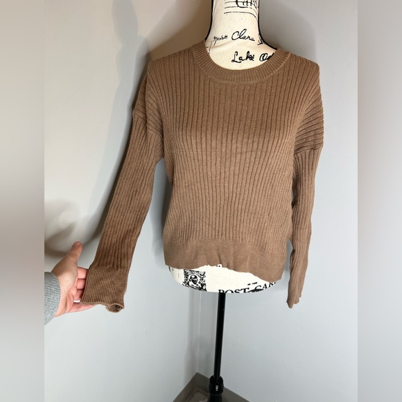 poof apparel Sweaters - Poof Apparel | Ribbed Sweater